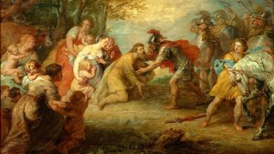 Versöhnung Jakobs mit Esau, Peter Paul Rubens