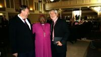 Prof. Leiner, Archbishop Tutu, Prof. Thesnaar, 2014
